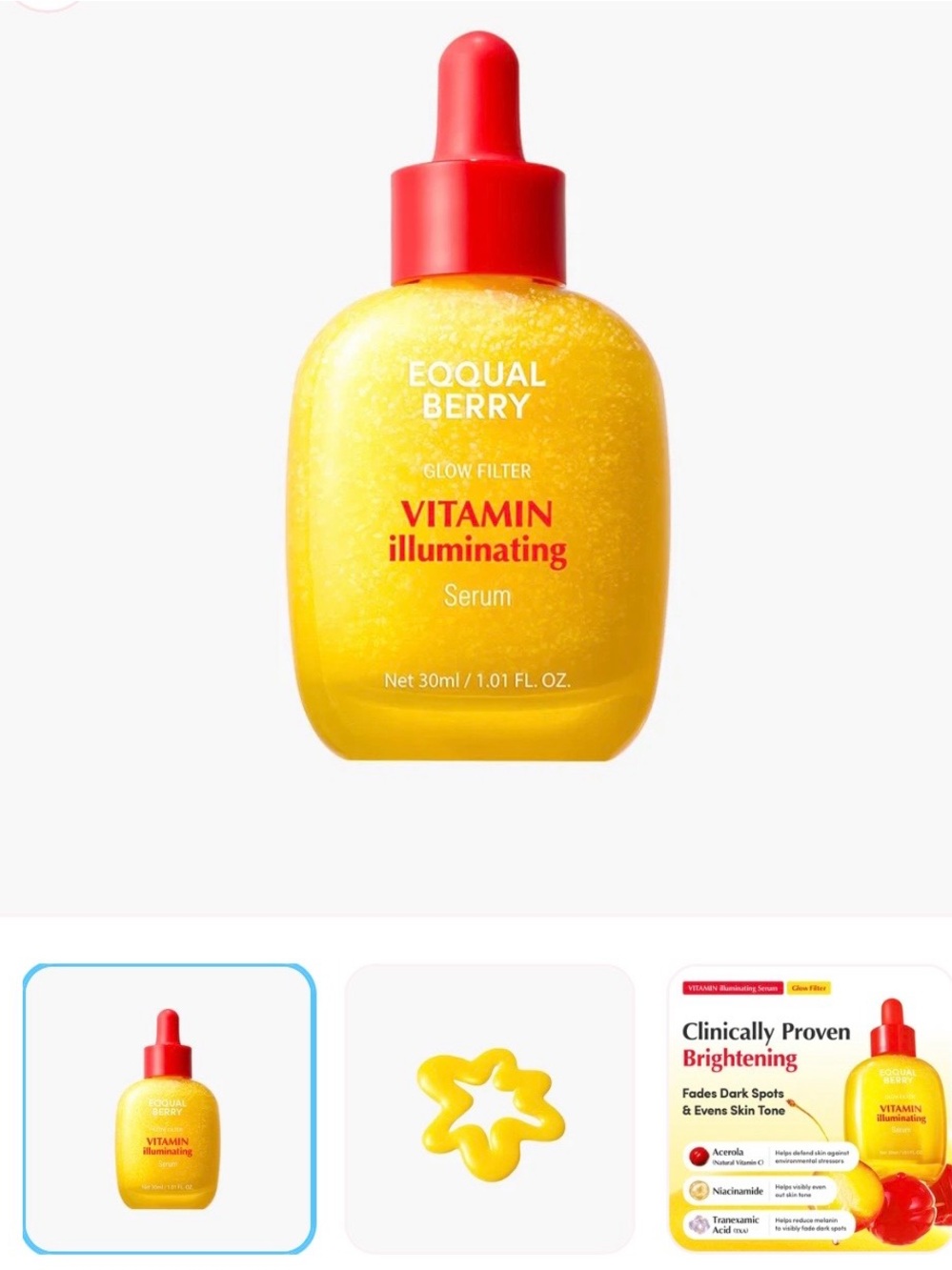 Equall Berry Glow Filter Vitamin Illuminating Serum